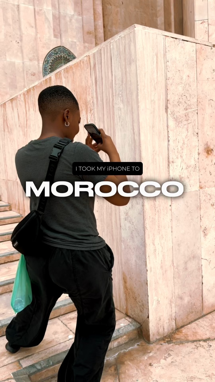 Vlog de voyage iPhone