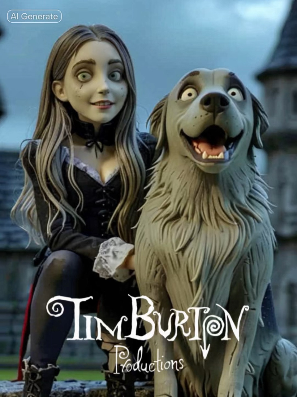 Tim Burton Filtre IA