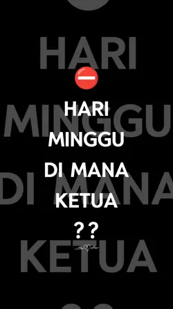 Hari minggu dimana