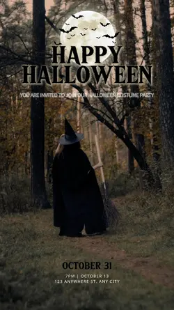 Halloween invitation