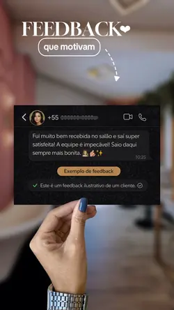 Feedback que amamos 
