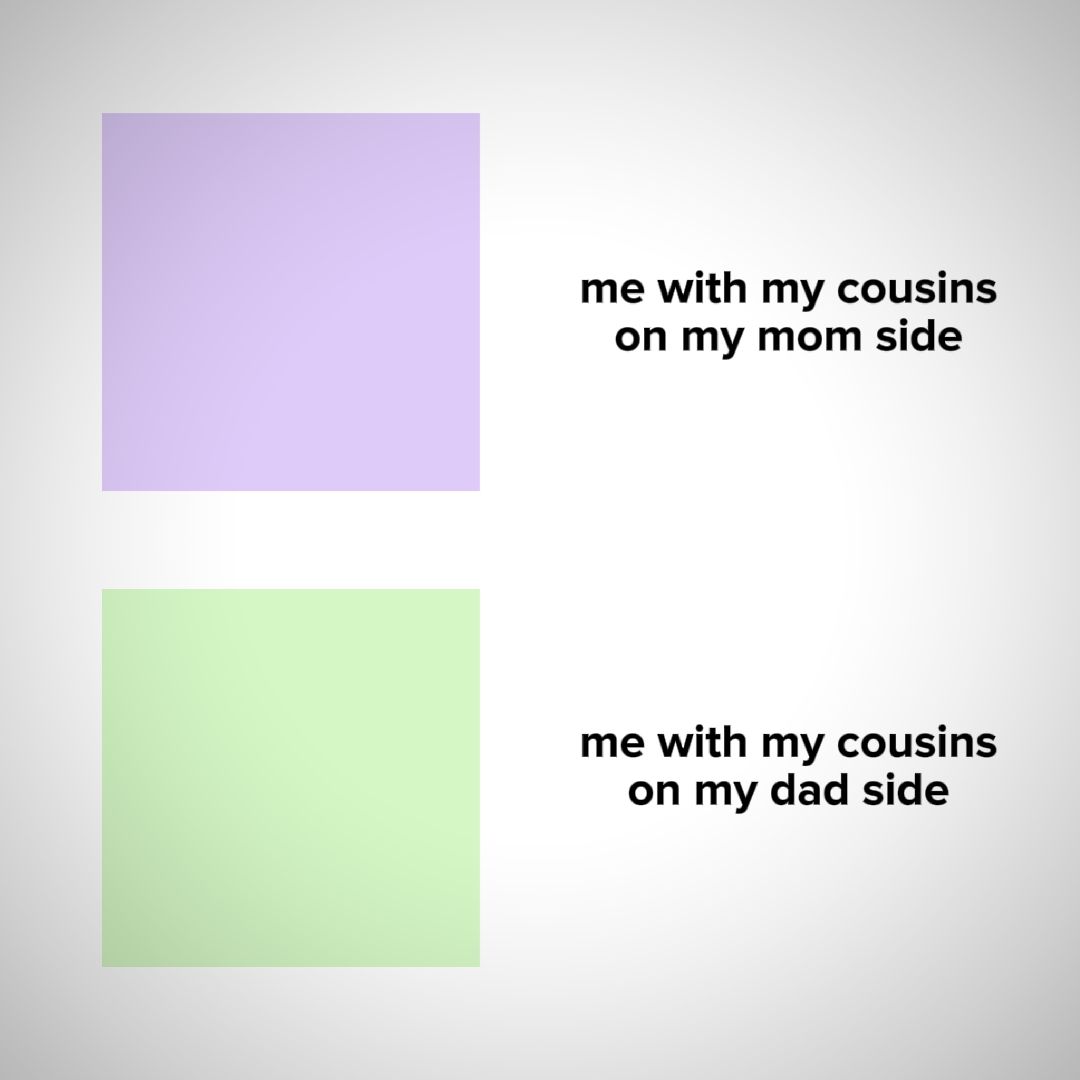Ich mit meinen Cousins und Cousinen