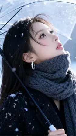 AI ghép ảnh tuyết