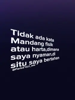 tidak ada kata manda