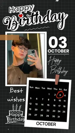 HBD 3 OCTOBER AESTH