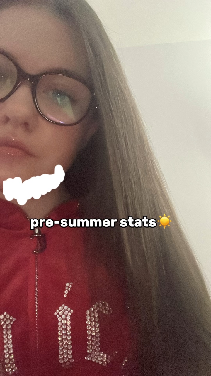 pre-summer stats ☀️🌸