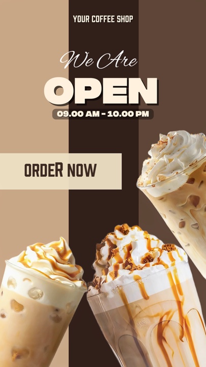 nous sommes un café ouvert