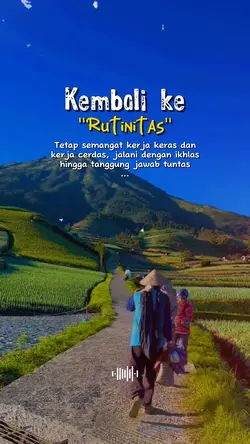 kembali ke rutinitas