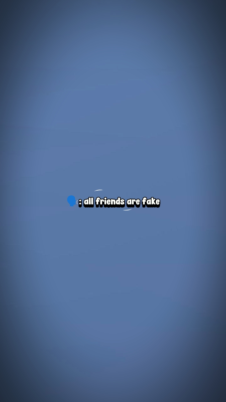 Alle Freunde sind unecht