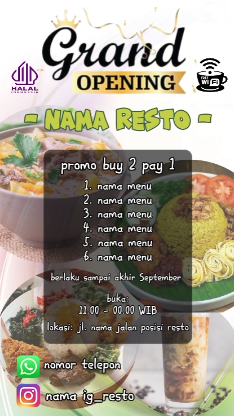 Tulisan bisa diganti