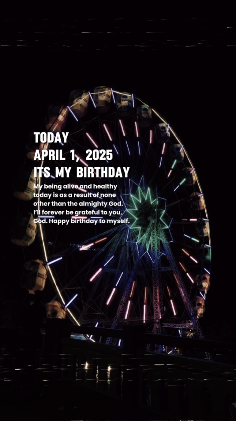 1er avril, hbd pour moi