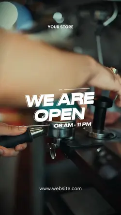 We Are Open