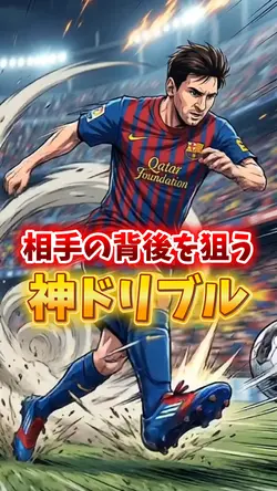 相手の背後を狙う神ドリブル!