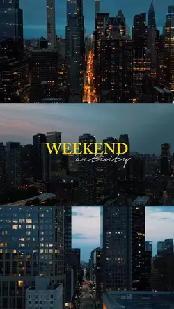 Weekend activity 