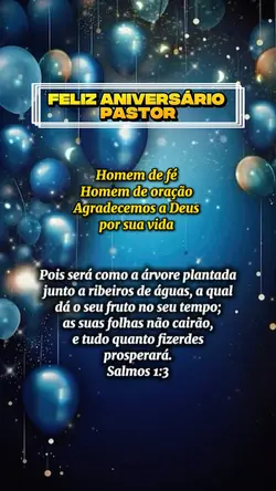 ANIVERSÁRIO PASTOR