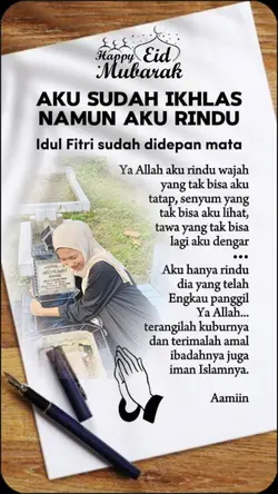 ikhlas tapi rindu