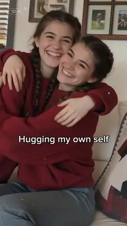 hugging my own self