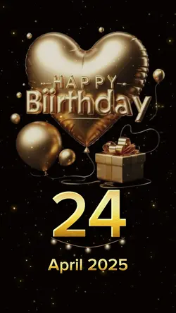 hbd 24 April 2025