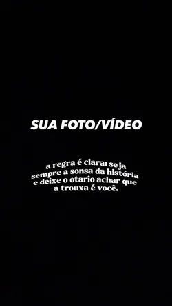 a regra é clara 