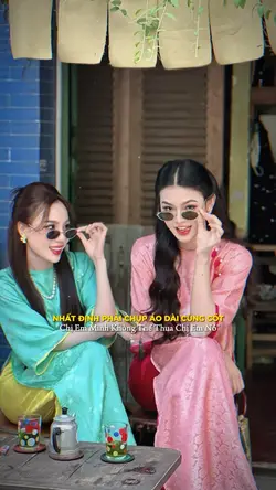 Chụp áo dài cùng cốt