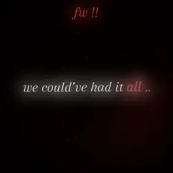 we couldve had it al
