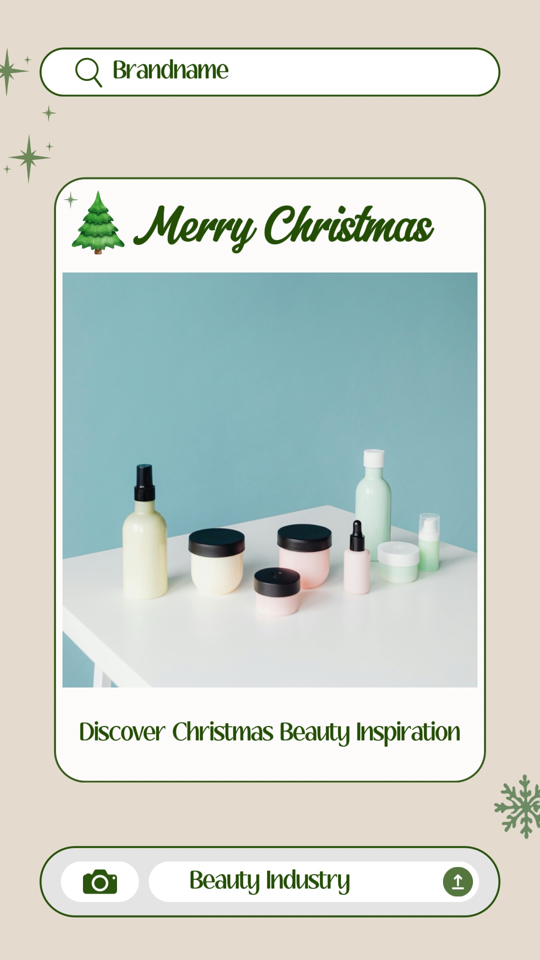 C2B Weihnachten Online Schönheit und Make-up Grün Rabatt Aktion