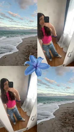 Fleur trend bleu été