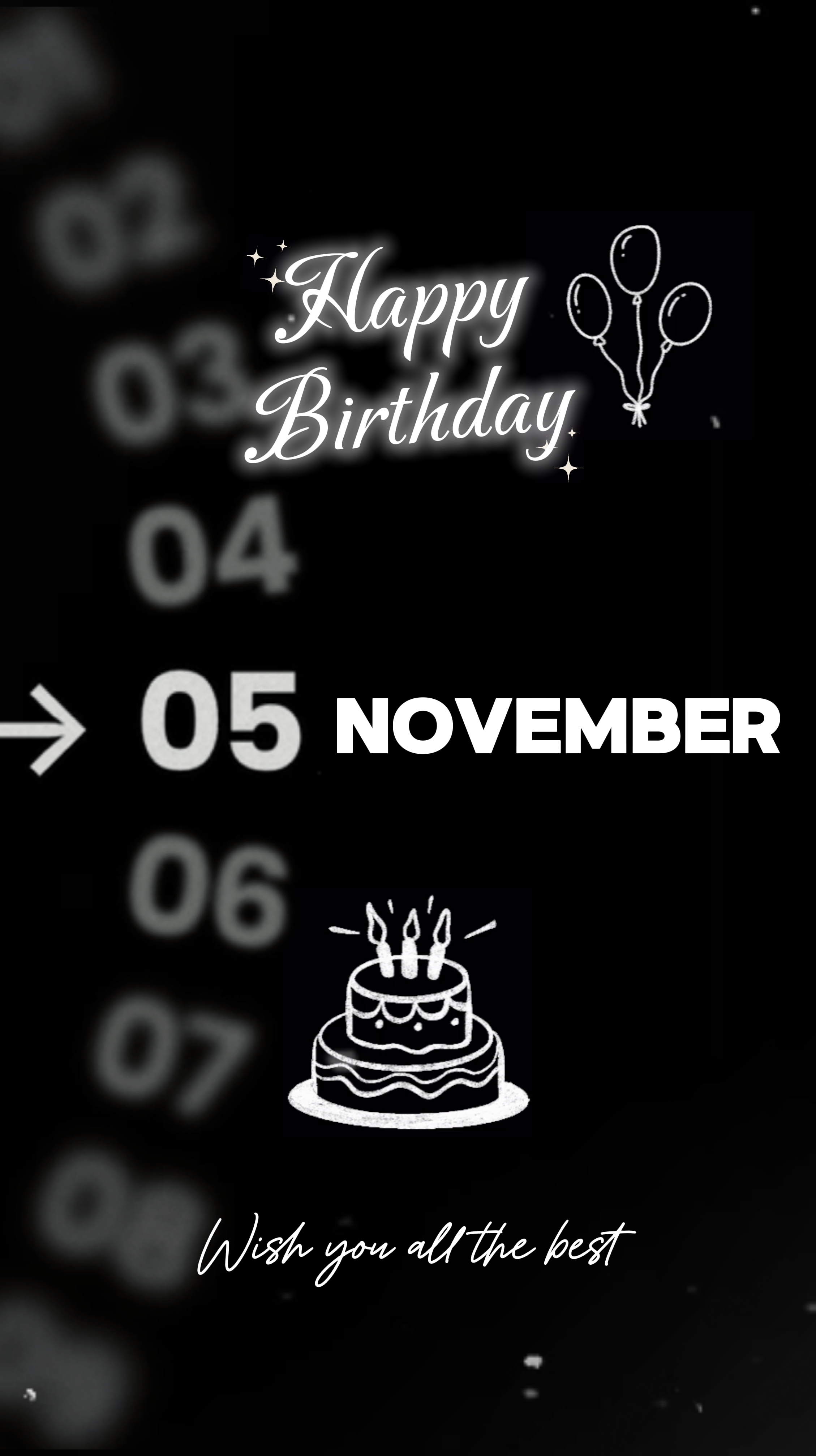 Feliz cumpleaños 5 de noviembre