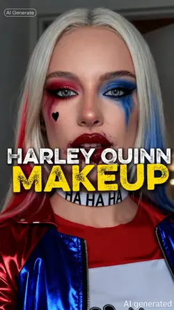 Harley Quinn Makeup