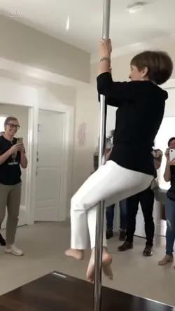 into pole dancer 