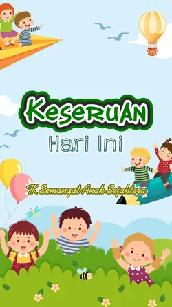 keseruan hari ini tk