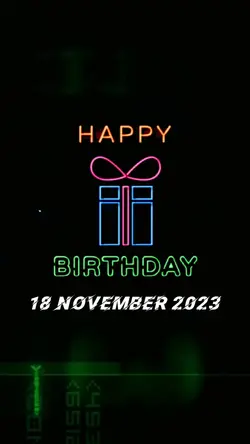Birthday 18 November