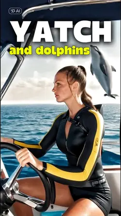 YATCH with Dolphins