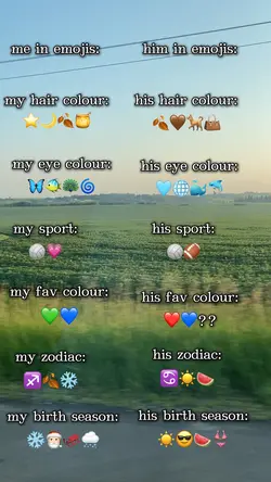 me & him in emojis 💗