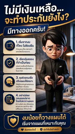 ไม่มีเงินเหลือ...