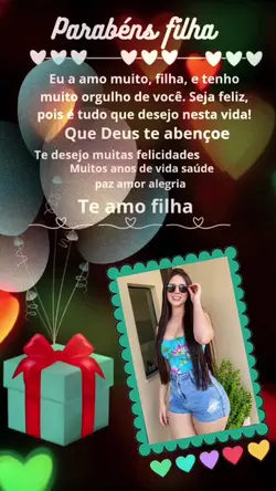 parabéns filha 