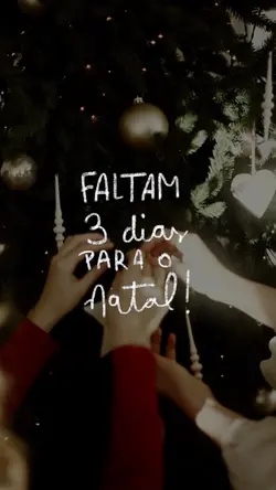 3 dias para o Natal 