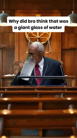 giant glass of water