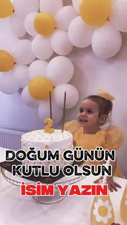 Doğum günü Şablonu