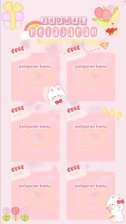 jadwal pelajaran