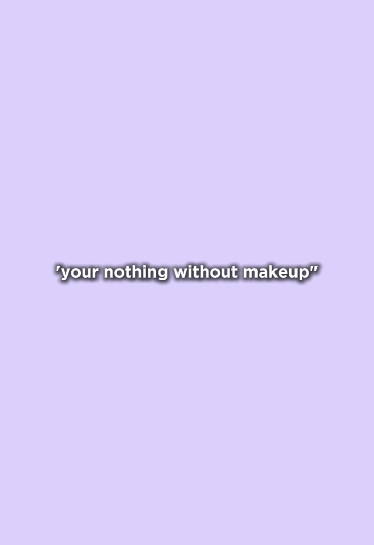 ohne Make-up 