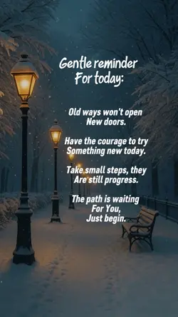 Gentle reminder 