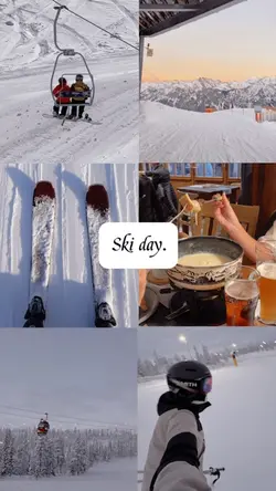 Ski day.
