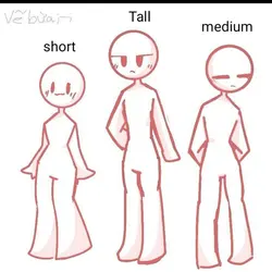short,meduim,tall