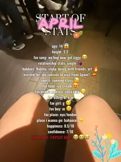 start of april stats