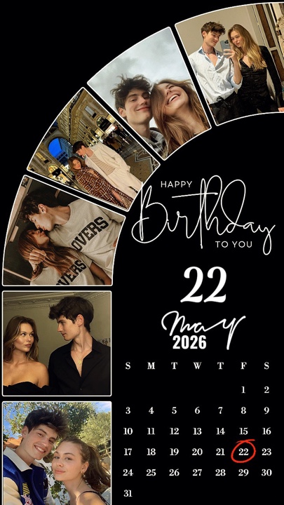 Birthday 22 may 2026