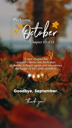 Hello October 🍂