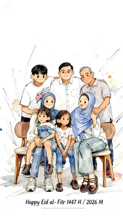 Crayon eid al-fitr