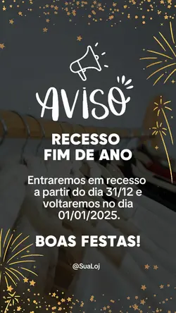 RECESSO FIM DE ANO 