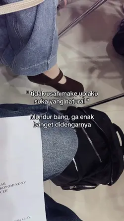 tidak usah make up